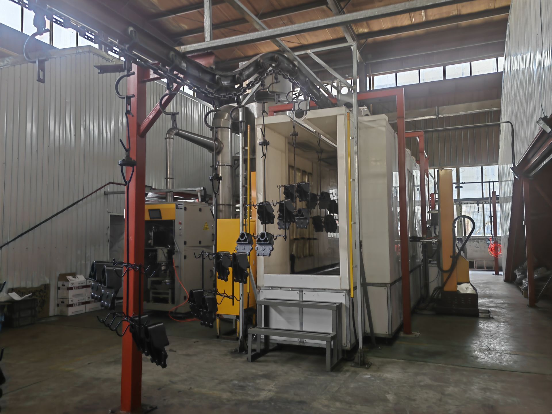 High Efficiency Recycling Automatic Powder Coating Painting Line