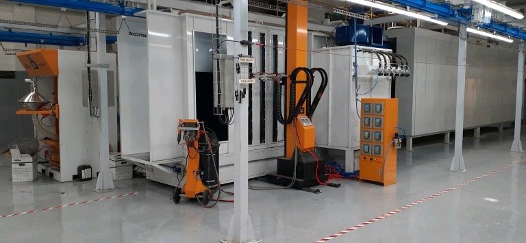 Automatic Powder Coating Spray Booth for Sale