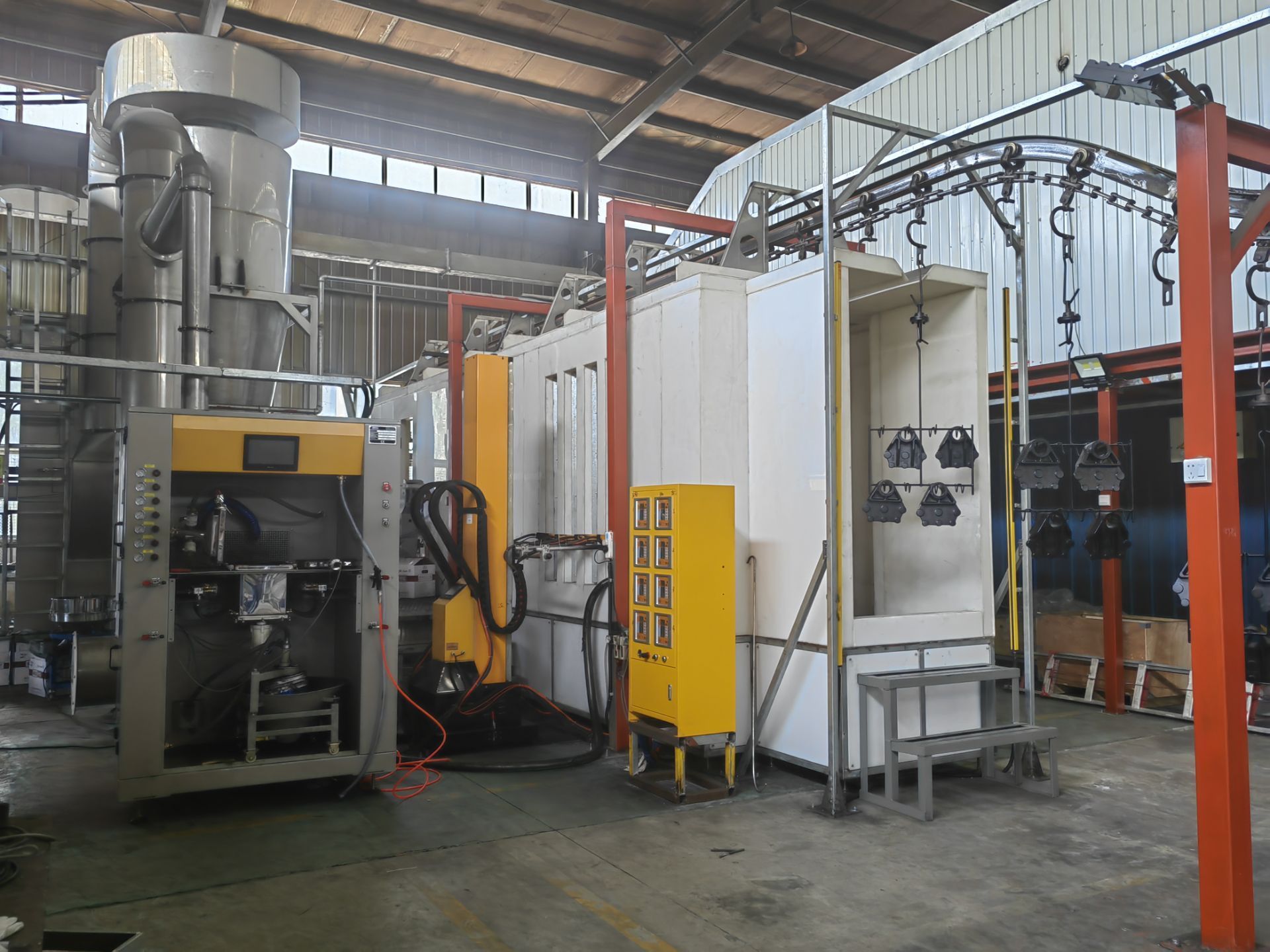 High Efficiency Recycling Automatic Powder Coating Painting Line