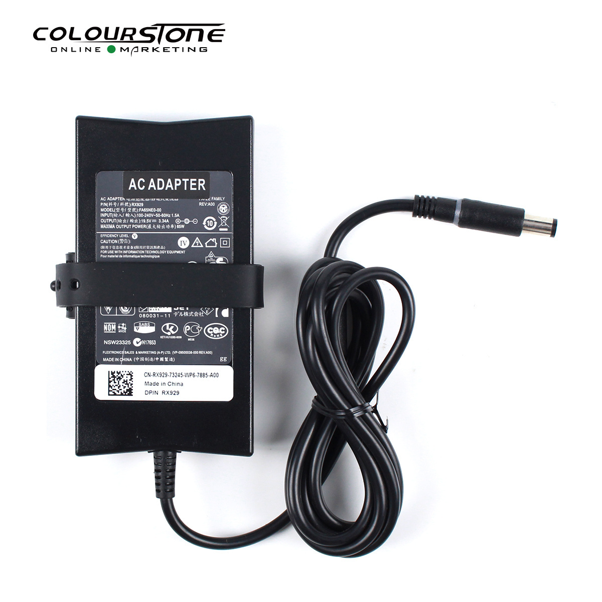 Brand New AC Adapter 65W 19.5V 3.34A 7.4x5.0mm for De PA-2E Family RX929 FA65NE0-00 Slim Laptop AC Power Adapter