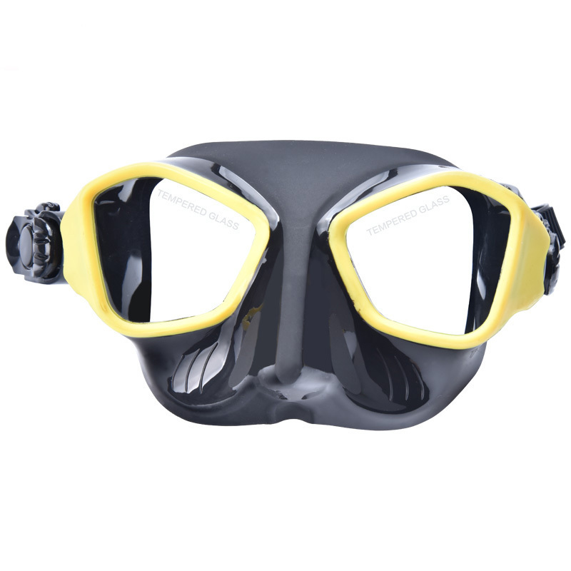 Factory direct customization Liquid Silicone waterproof diving mask adult snorkel mask anti-fog diving mask