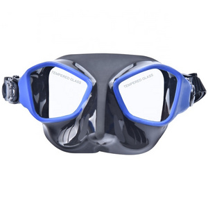 Factory direct customization Liquid Silicone waterproof diving mask adult snorkel mask anti-fog diving mask