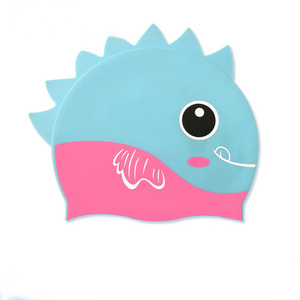 Logo Kids Silicone Swimming Cap Cute Cartoon Style Swim Hat for Children Orchid Silicone Flower Waterproof Durable Eco-friendly