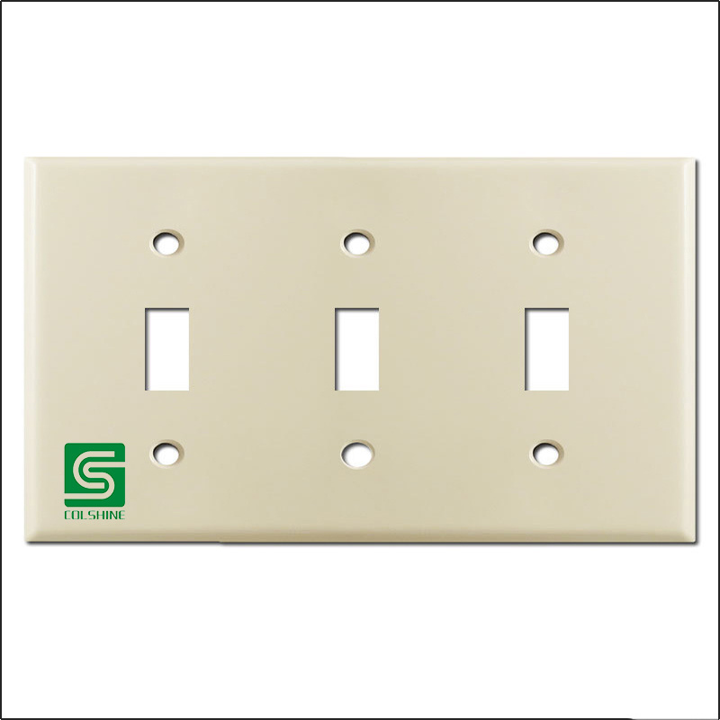 1 Duplex Receptacle and 1 Decorator Two Gang Ivory