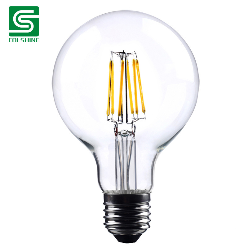 Colshine LED Filament Bulb E27 Edison Screw Vintage Filament Bulb 6 Watt