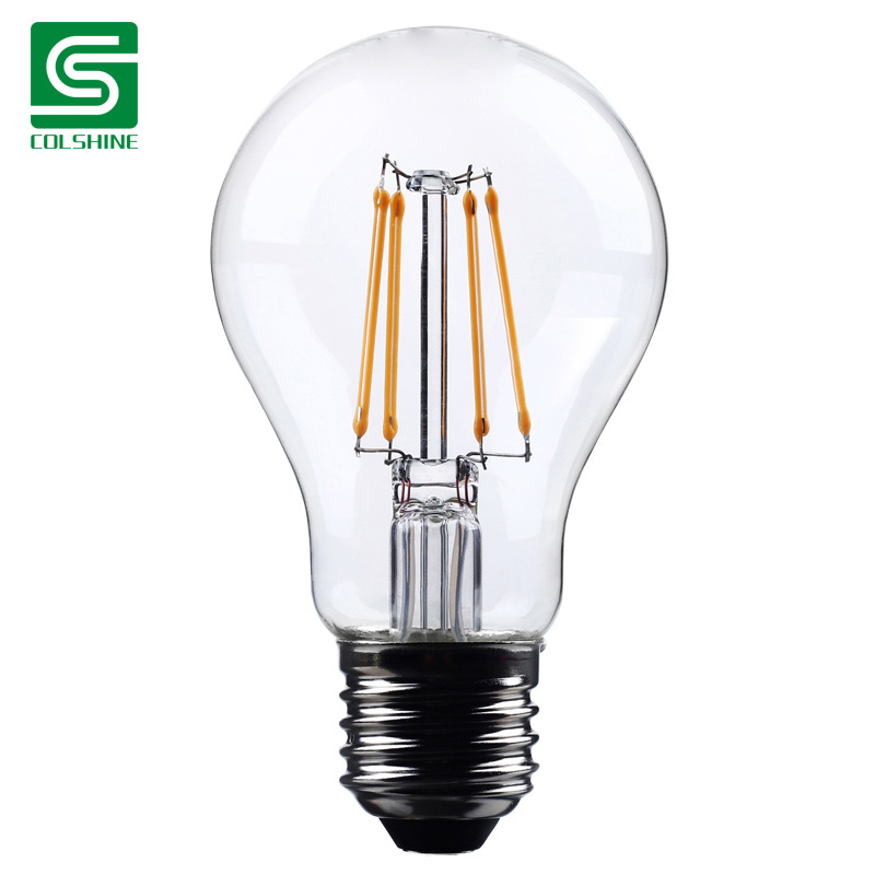 Colshine LED Filament Bulb E27 Edison Screw Vintage Filament Bulb 6 Watt