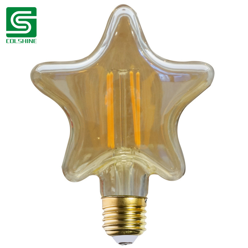 Star Antique Style Edison Vintage LED Light Bulbs Industrial Retro Lamps E27