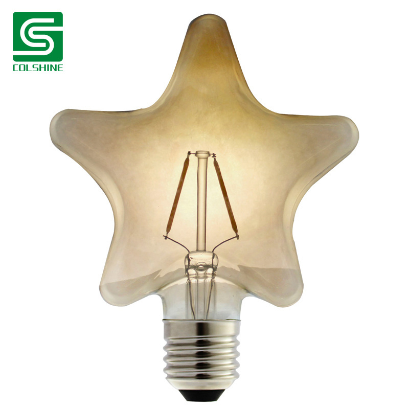 Star Antique Style Edison Vintage LED Light Bulbs Industrial Retro Lamps E27