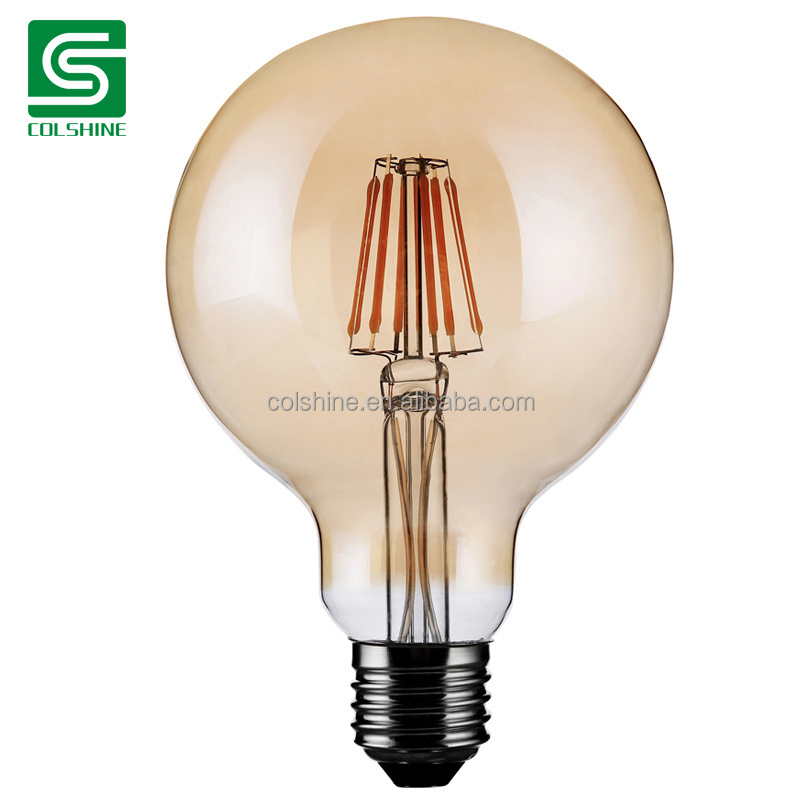 E26 E27 led filament edison screw bulb E27 globe led the filament lamp