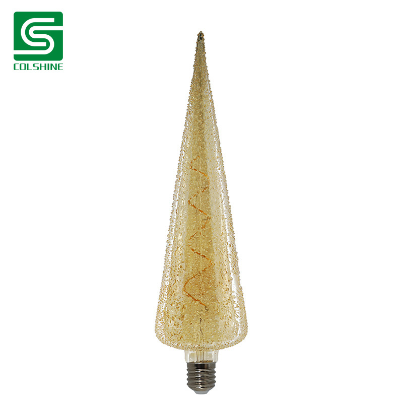 E27 Led Lamp Fireworks Meteor Shower Christmas Tree Shape Decorative Bulb