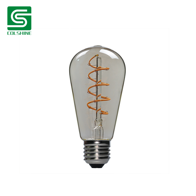 E27 LED Glass Amber Filament Bulb Decorative LED Bulb for Home Decoration