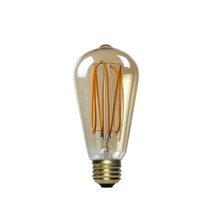 Vintage LED Edison Light Bulb Amber 15W LED Dimmable Edison Bulb