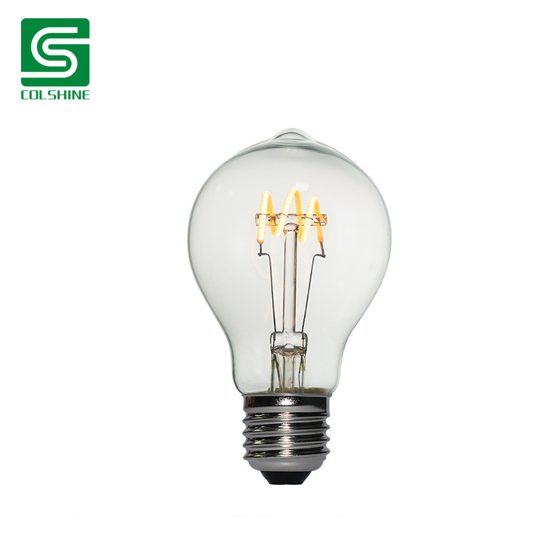 Edison LED Filament Bulb Global Light Bulb 6W 10W 12W Filament Bulb E27 Clear Glass Indoor Lamp