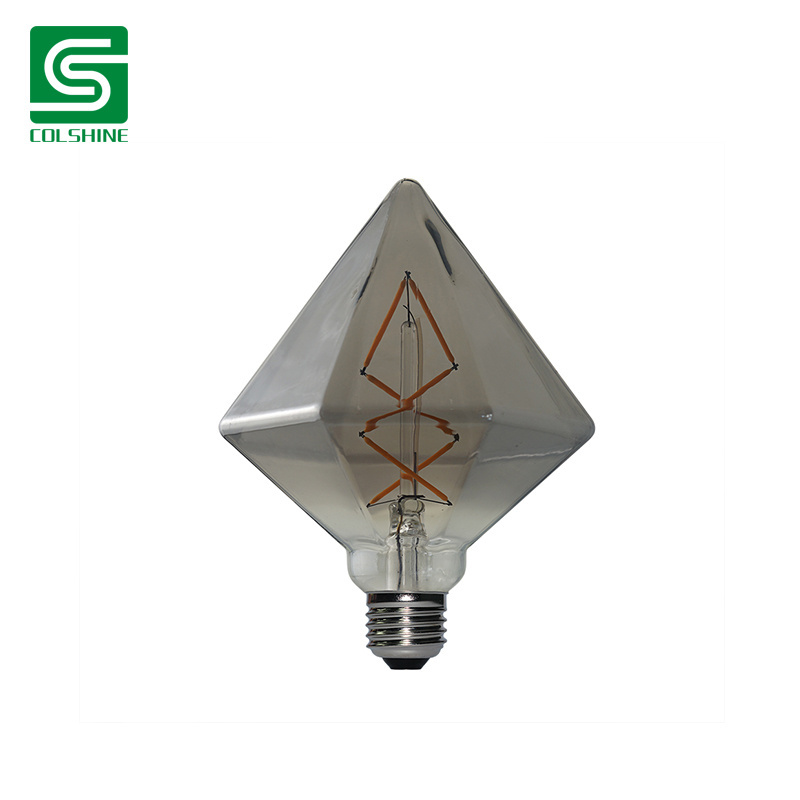 Vintage Edison LED Light Bulb 4W, E27 Screw Bulb Retro Old Fashioned LED Filament Glass Antique Lamp