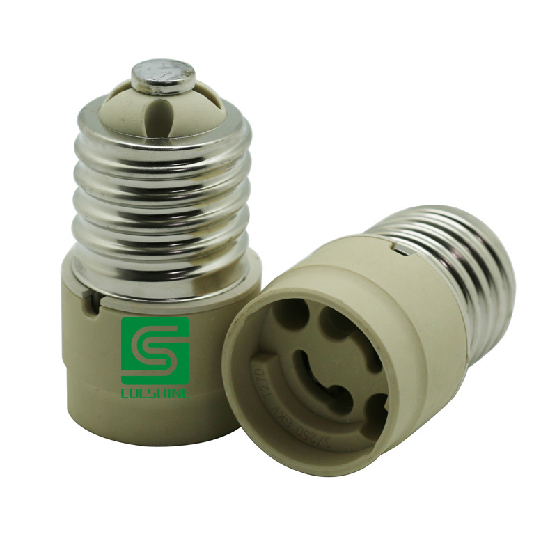 Light Socket to Plug Adapter Socket Converter Light Bulb Plug Adapter for Patio/ Garage/Porch