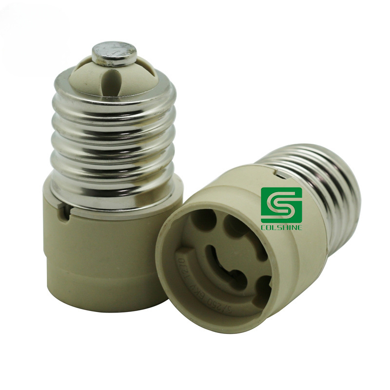 Light Socket to Plug Adapter Socket Converter Light Bulb Plug Adapter for Patio/ Garage/Porch