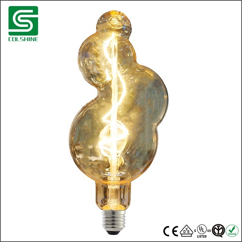 Party 3D Star Filament Bulb LED Edison Bulb E27 Colourful LED Lamp