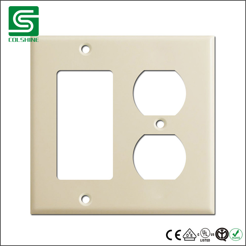 US Wall Plate For Outelet 2 Gang Lighting Switch Cover