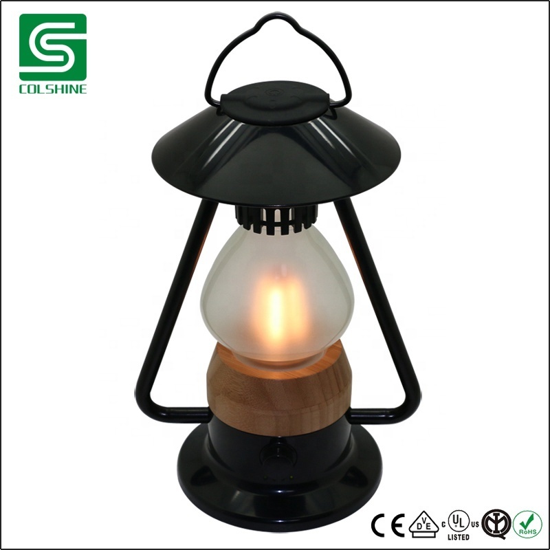 Dimmable LED Camping Lantern Rechargeable with a Bluetooth Speaker