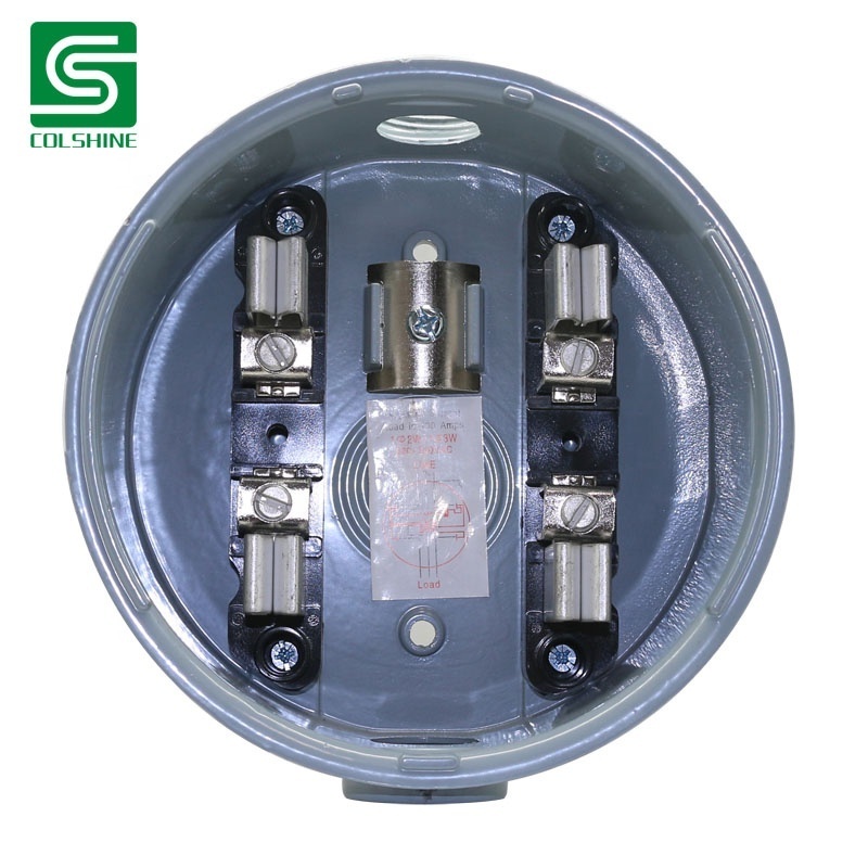 Electrical Meter Base 100A Single Phase Residential Meter Socket