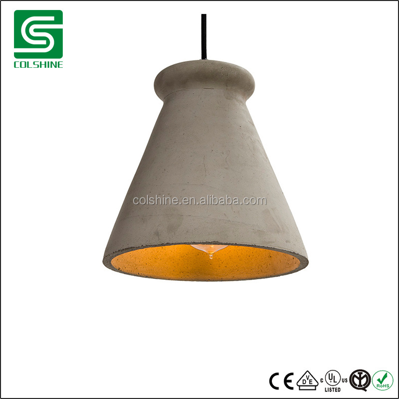 Pendant Light With Resin Cement Cast/ Nordic Style Concrete Lighting