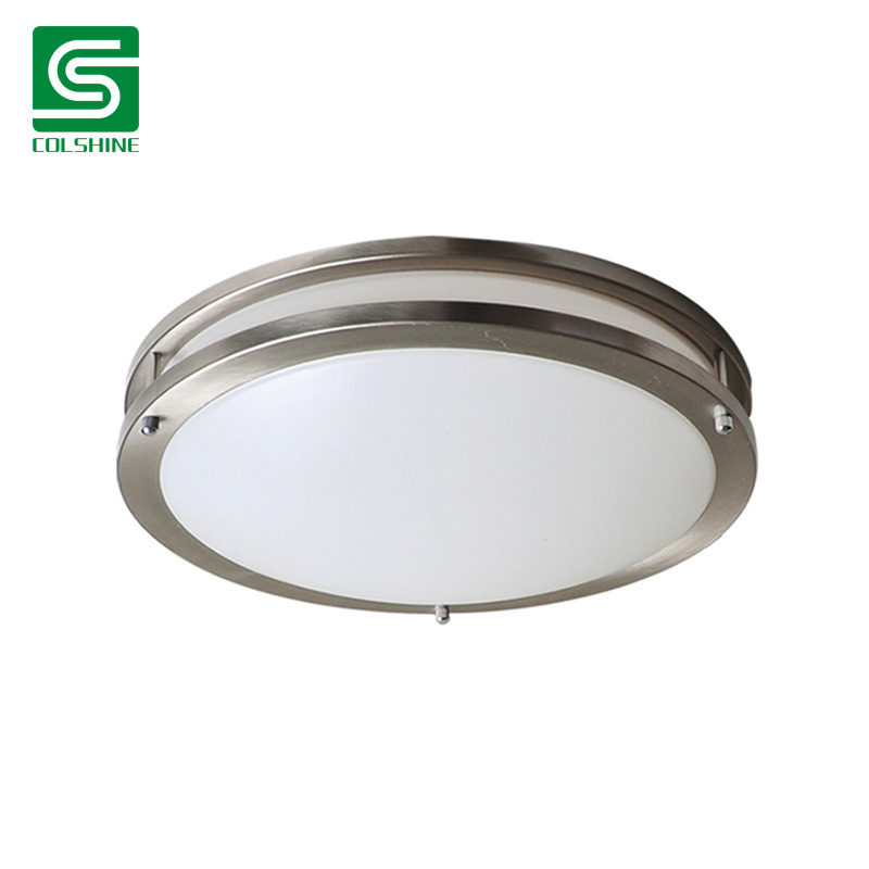 Ceiling Light Double Insulated Finish Chrome LED Bathroom Ceiling Lighting Fixtures