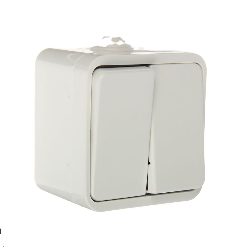 2 Gang 2W Outdoor Weatherproof IP66 Electrical 16A Light Switch Box