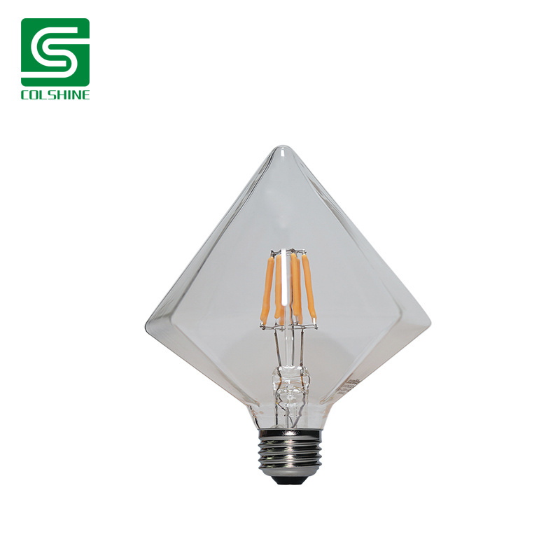 Vintage Edison LED Light Bulb 4W, E27 Screw Bulb Retro Old Fashioned LED Filament Glass Antique Lamp