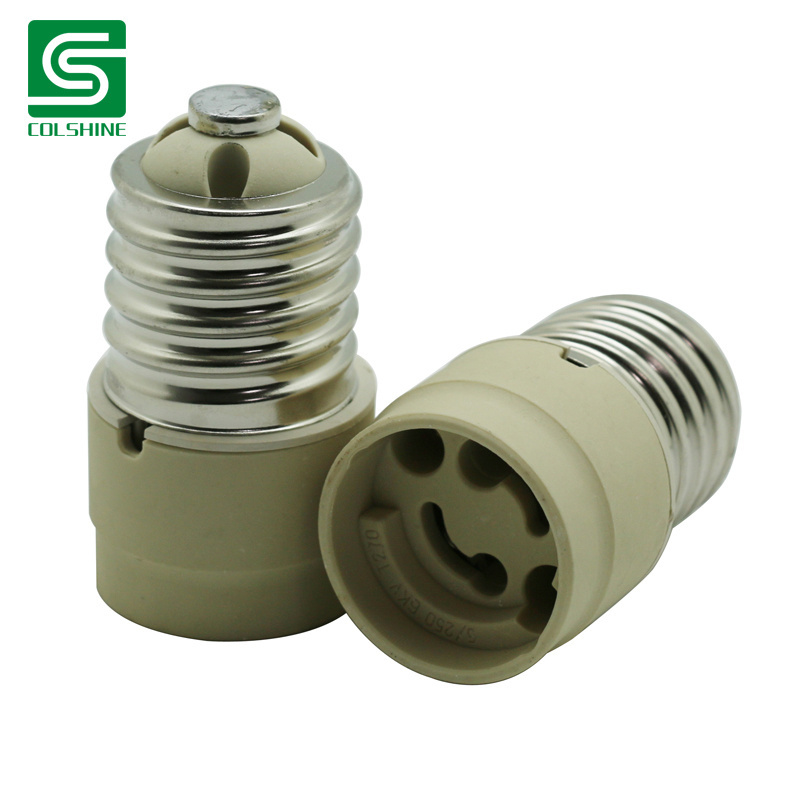 Light Socket to Plug Adapter Socket Converter Light Bulb Plug Adapter for Patio/ Garage/Porch