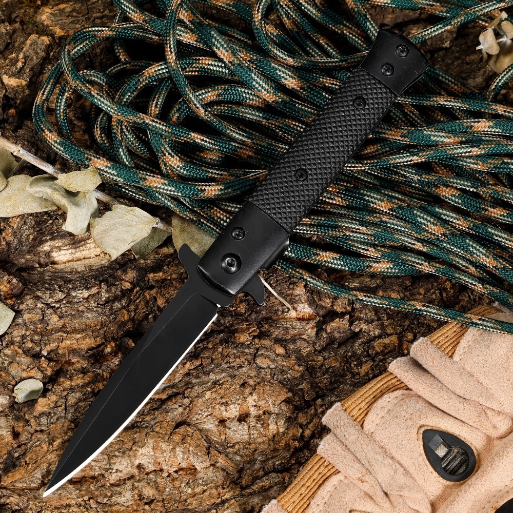 Combat Camping Hunting Bushcraft EDC Folding Tactical Pocket Knife