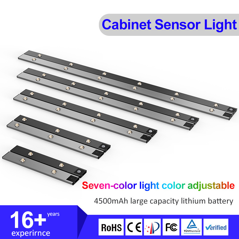 Modern Design Magnetic 3M Sticker Lamp Motion Sensor Strip For Closet Kitchen LED Cabinet Light