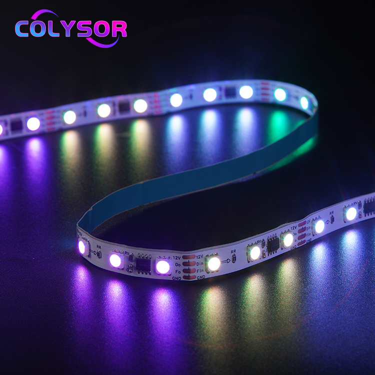 Smart Control Dimming Tuya Tira Flexible 50 Meter Home Decor Tape SMD2835 LED RGB Strip Light