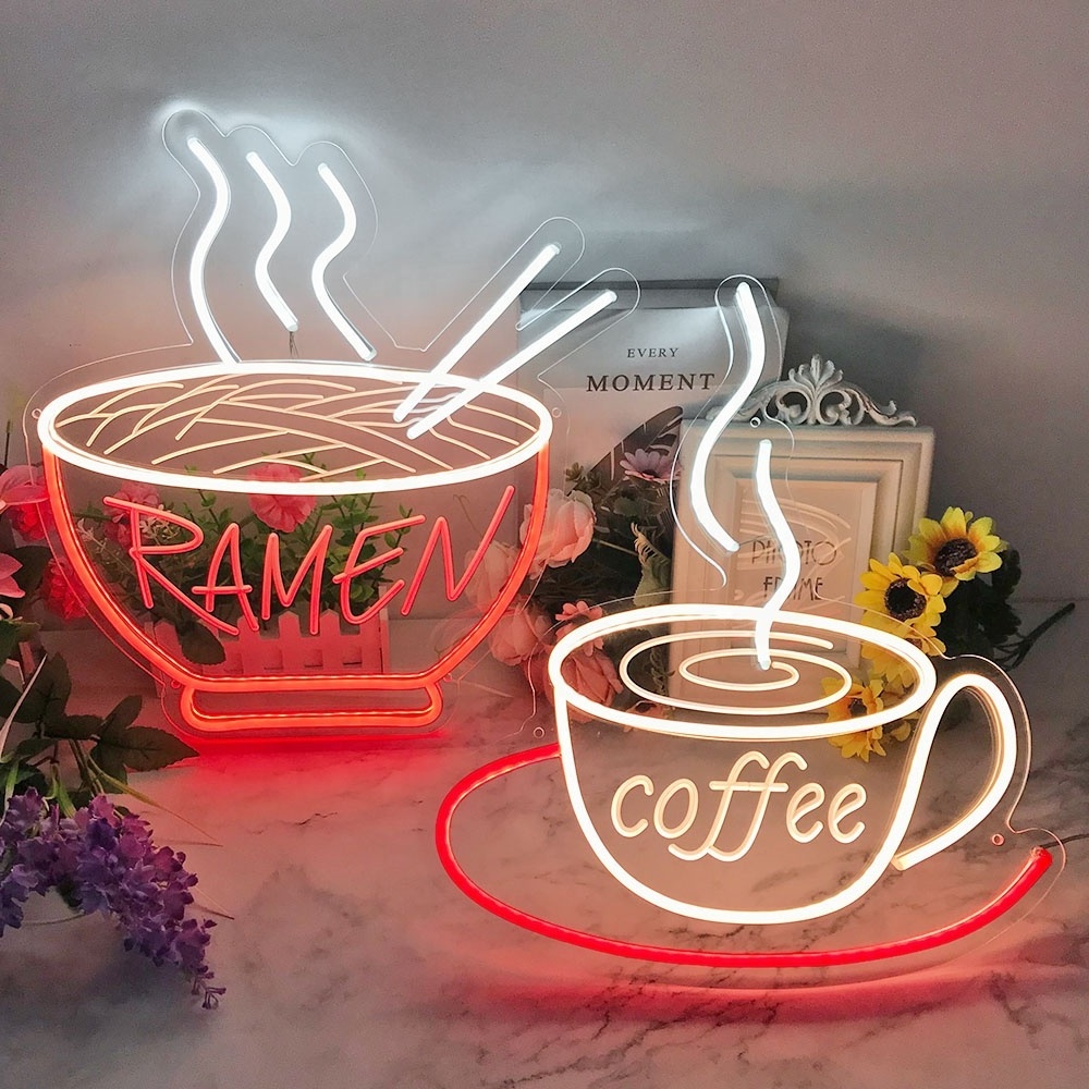 Wholesale Custom Wedding LED Illuminated Sign Party DIY Acrylic Board Flexible Light LED Neon Sign