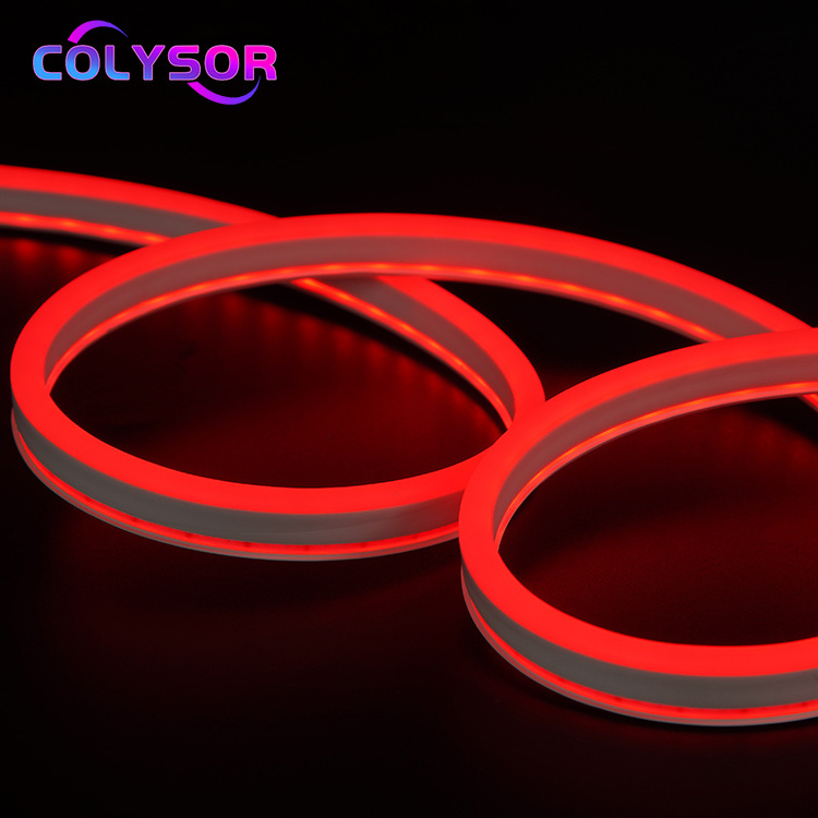 Multi Color Purple Red Yellow Easy Install Side Outdoor Landscape Building Silicone Tube Strip Roll 50m Home LED Neon Rope Light