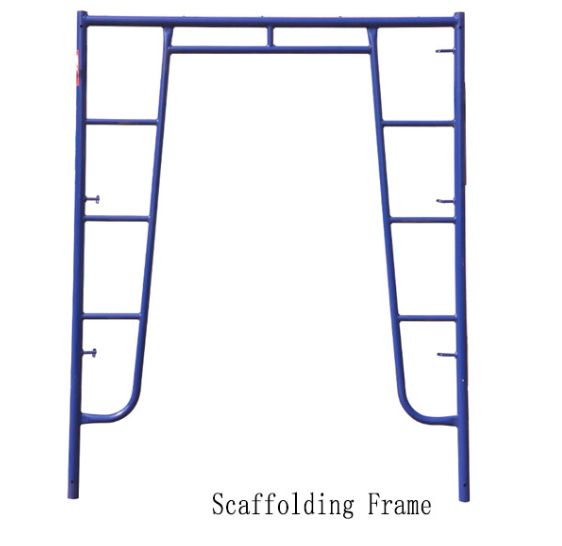 Comaccord Ladder Frame Scaffolding Steel Ladder Main Frame Scaffolding System With Joint Pin Cross Brace