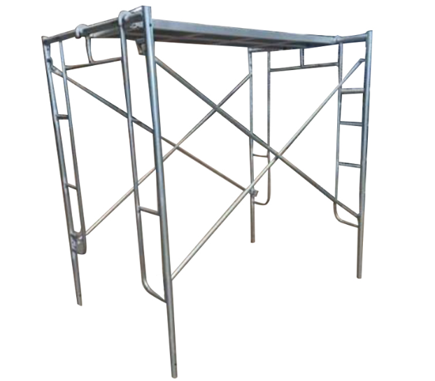 Comaccord Ladder Frame Scaffolding Steel Ladder Main Frame Scaffolding System With Joint Pin Cross Brace