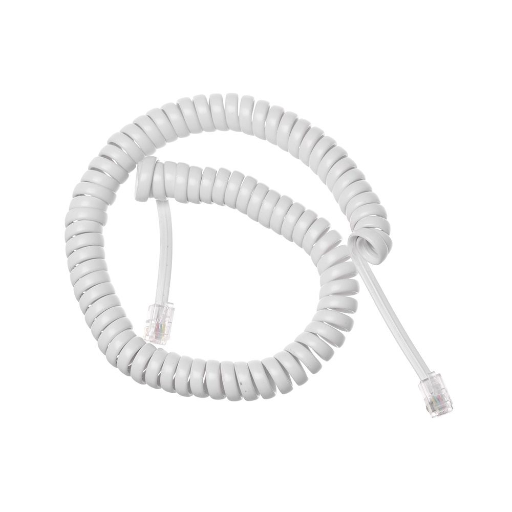 wire cord curly  network cat5 cat6 30ft 2 wire spiral coiled ethernet rj9 telephone rj 45 rj11rj12 rj45 spiral cable