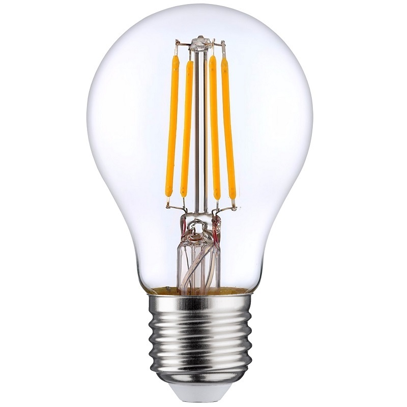 Indoor Lighting 4w 6w 8w Led Filament Bulb A60 E27 B22 Led Light