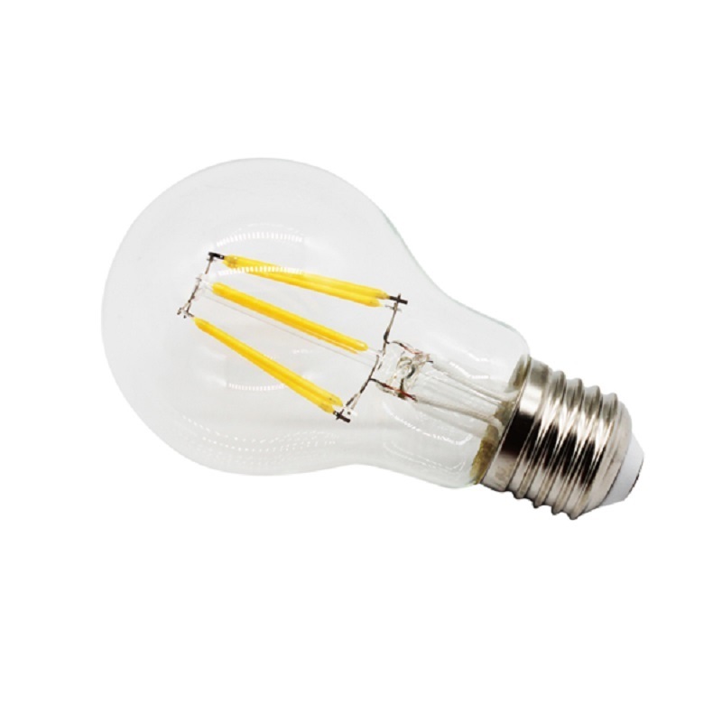 Indoor Lighting 4w 6w 8w Led Filament Bulb A60 E27 B22 Led Light