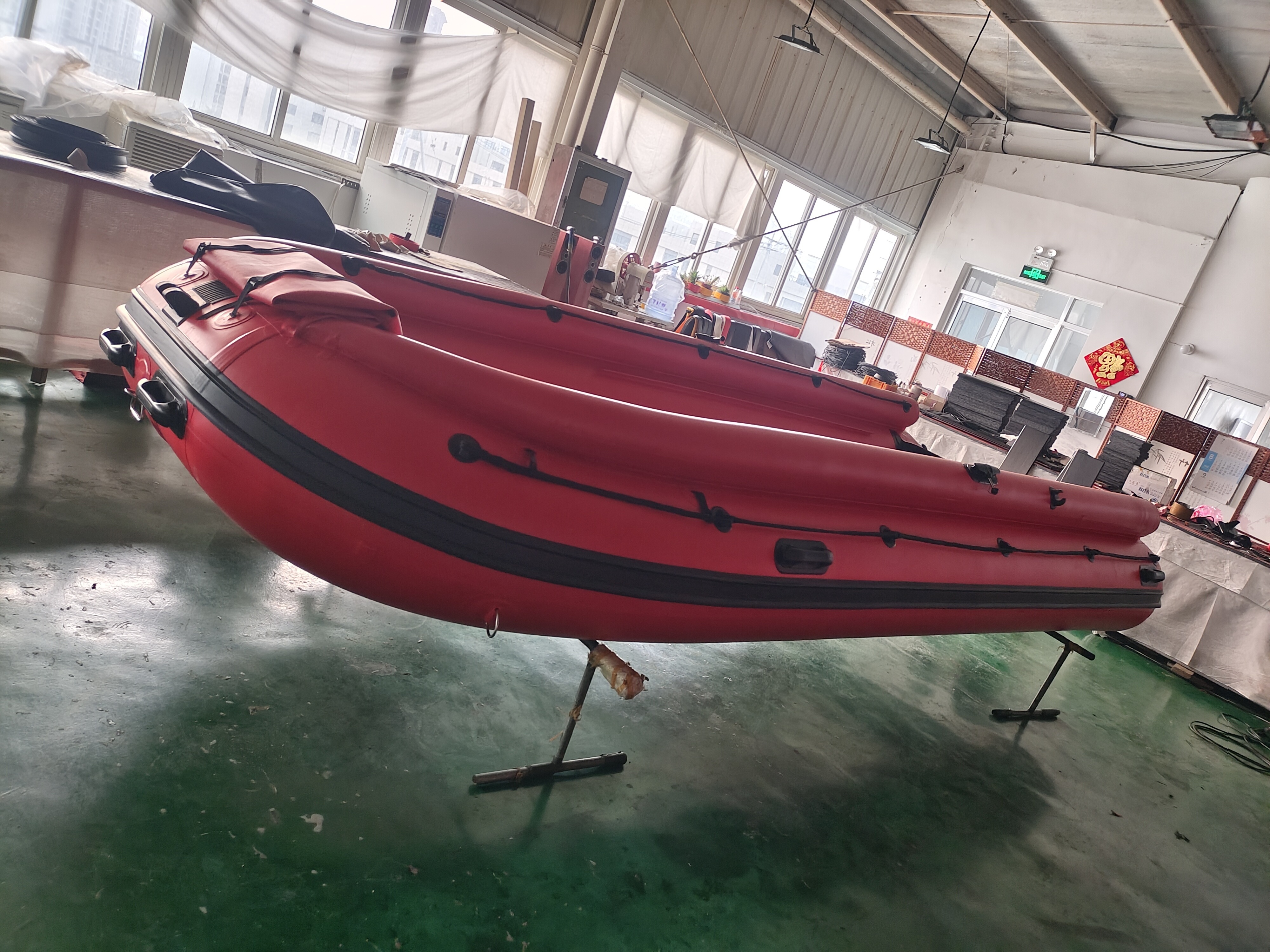 solar inflatable boat with air beam floor jet 1.2mm PVC super jet tunnel with air floor harsh river full rubbing armor