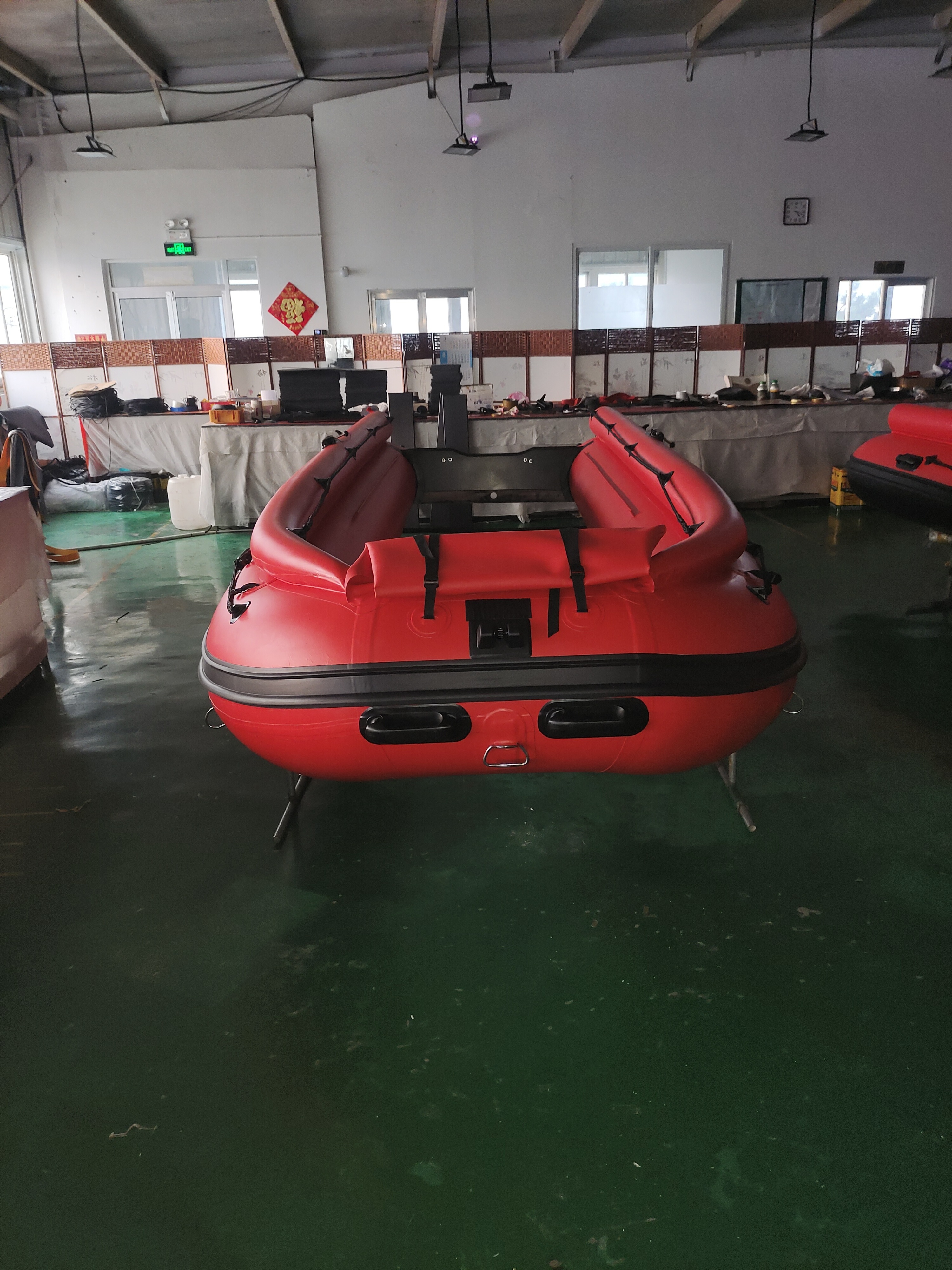 solar inflatable boat with air beam floor jet 1.2mm PVC super jet tunnel with air floor harsh river full rubbing armor