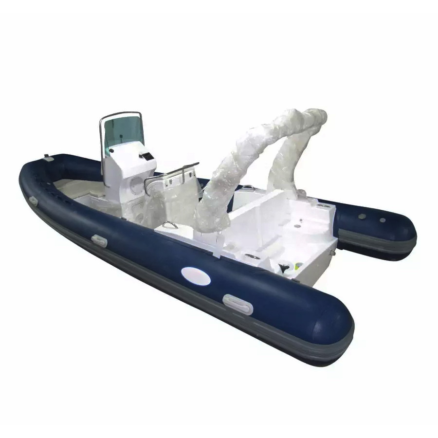 Comax CE China Rib 580 Inflatable Boat Rigid PVC Heavy Duty Rubber Boat with sun deck