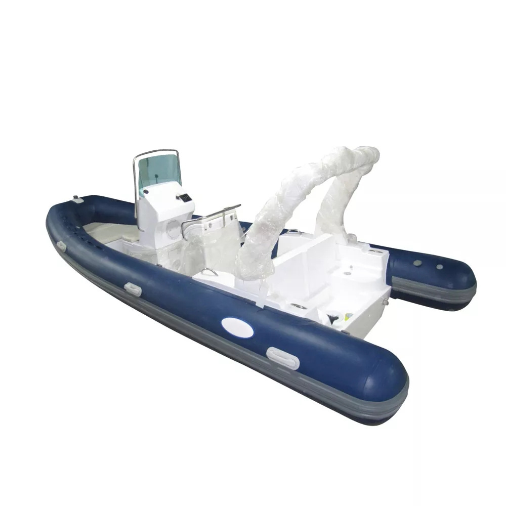 Comax CE China Rib 580 Inflatable Boat Rigid PVC Heavy Duty Rubber Boat with sun deck