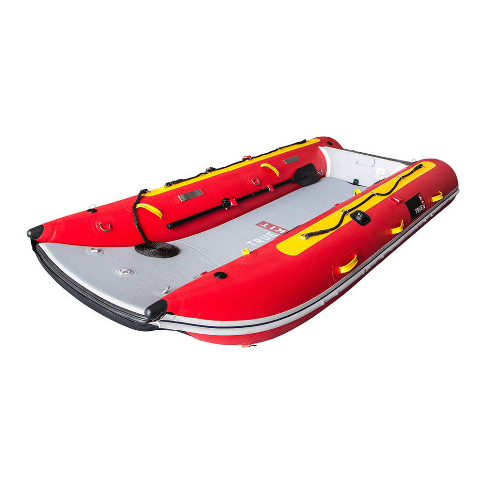 China Multifunctional Lightweight Portable 3.8m 4.8m Pvc Folding Inflatable Catamaran Boat