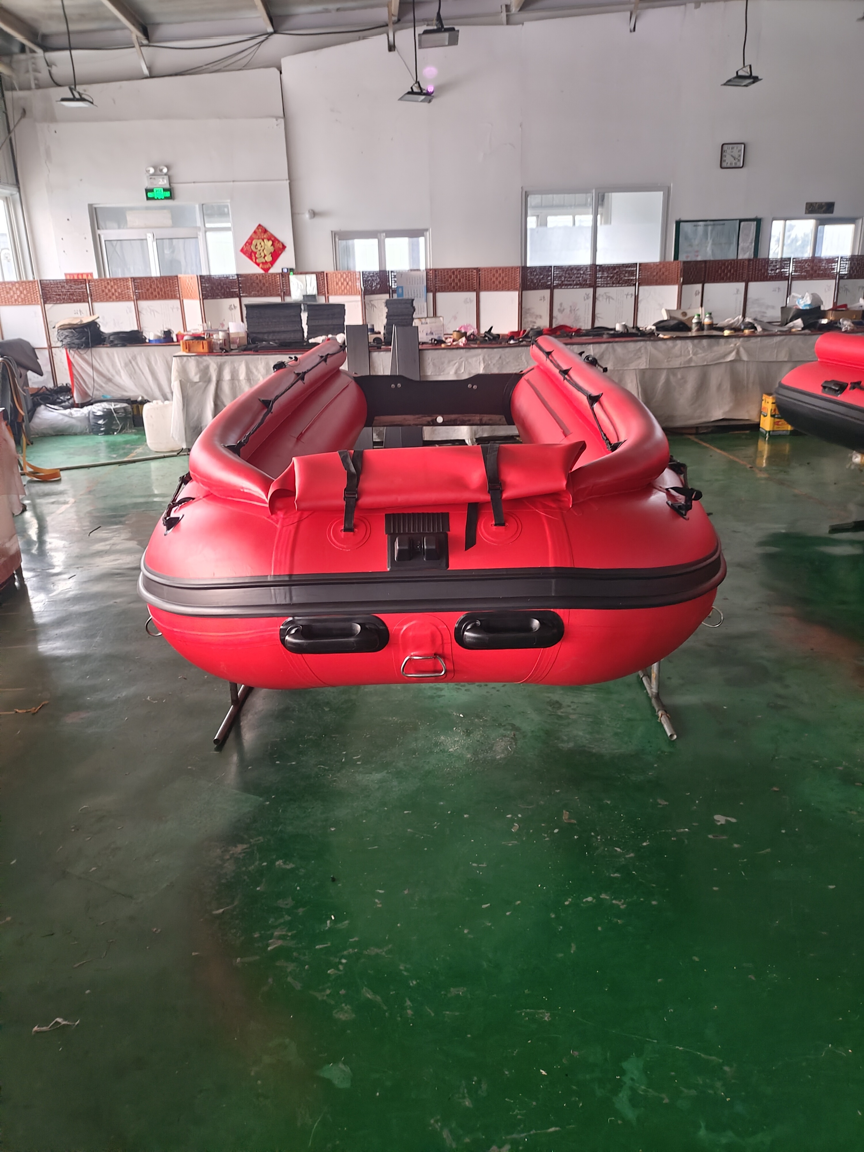 solar inflatable boat with air beam floor jet 1.2mm PVC super jet tunnel with air floor harsh river full rubbing armor