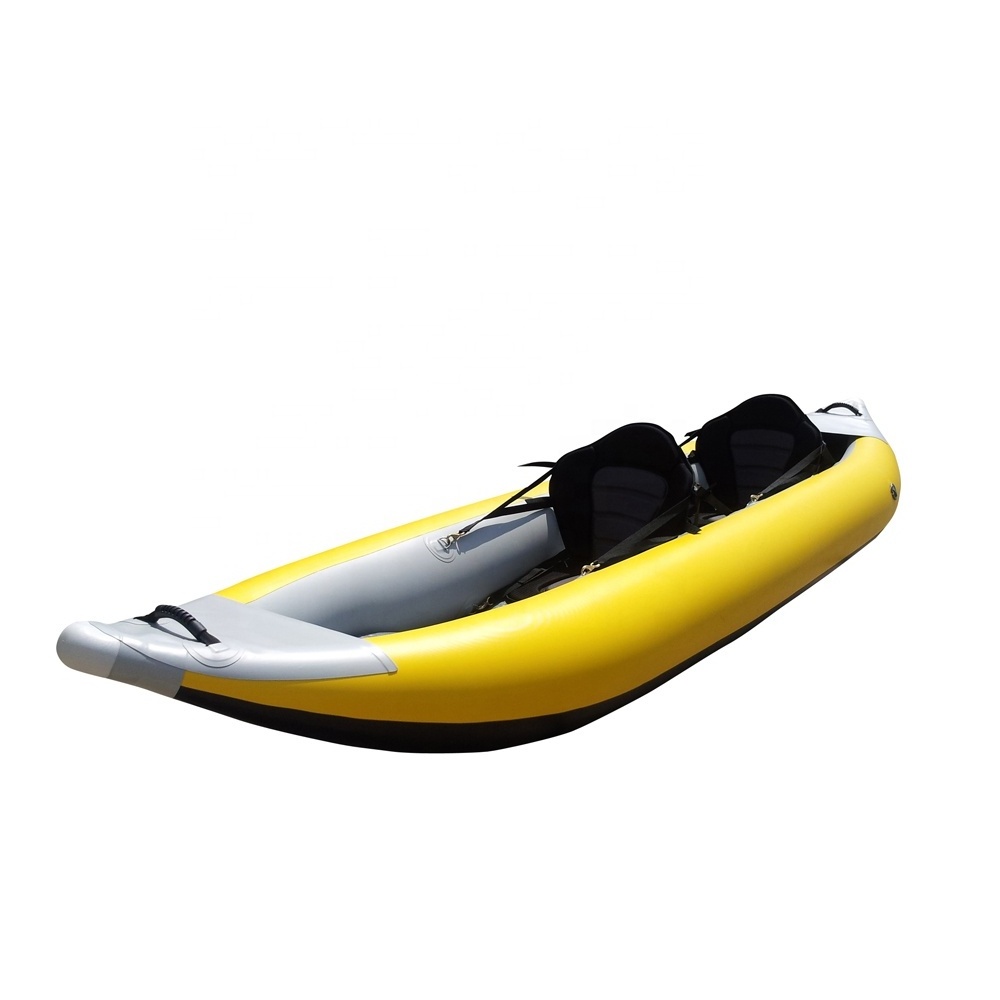 2023 ComaxMarine OEM/ODM CE inflatable kayak fishing bait pedal boat kayak 2 person