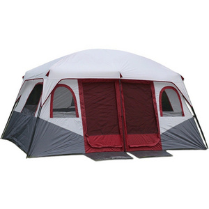 Outdoor 2 bedroom tourist house tent multi person camping large space garden party tent