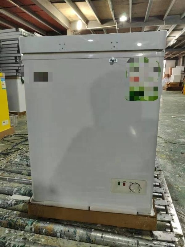 Top Open Door Commercial Chest Freezer 200Liter with lock and keys