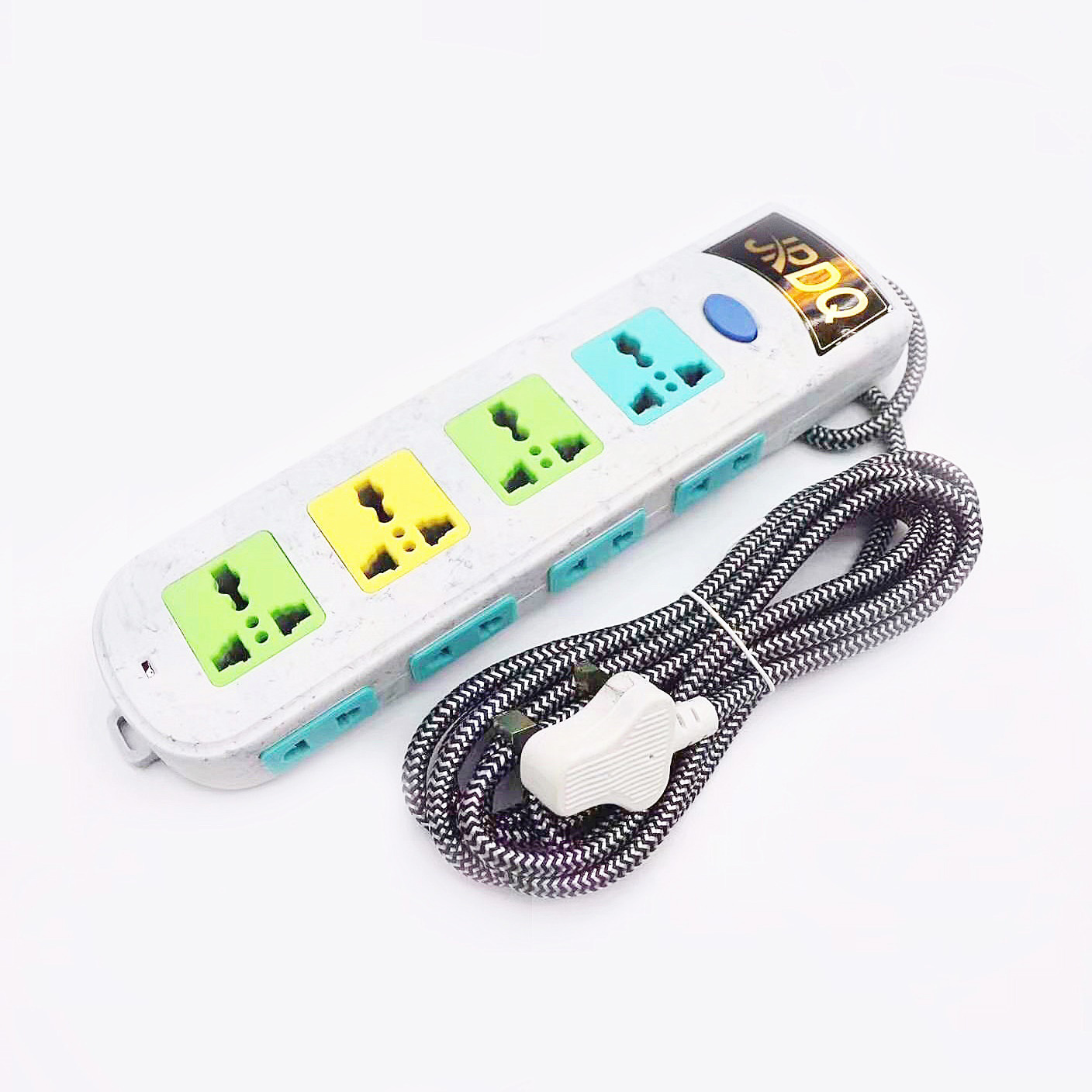 Cambodia Myanmar Thailand Vietnam Popular 4 Way Outlet Electric Smart Power Strip Universal Extension Cable Socket