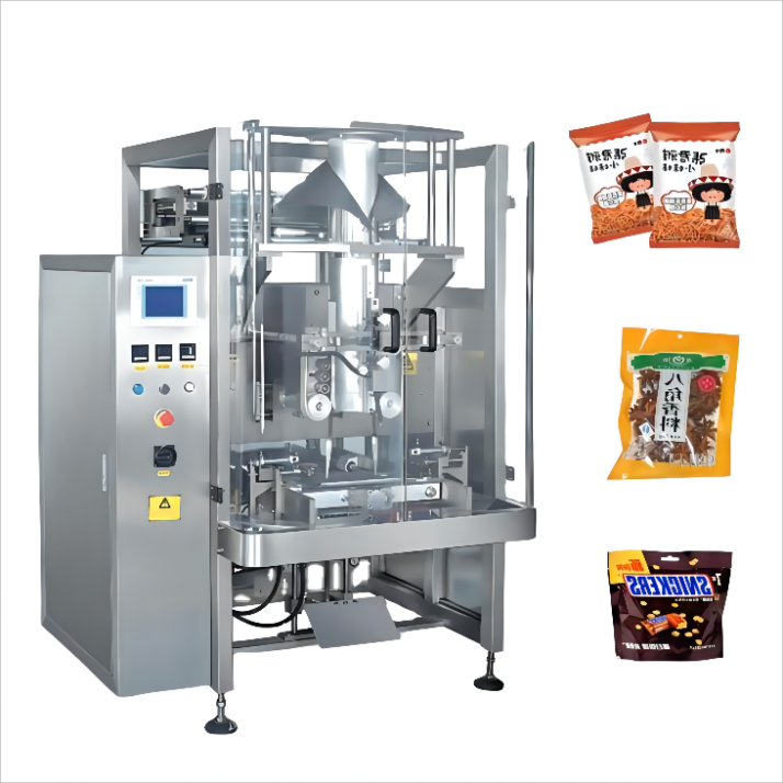 vertical seed weighing packing machine premade bag nut coffee powder dried strawberry food packaging machine